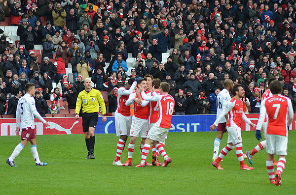 Hector Bellerin v Aston Villa