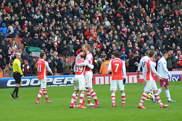 Hector Bellerin v Aston Villa