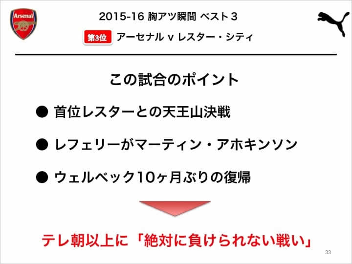 33 アーセナルファンミーティング 16-17