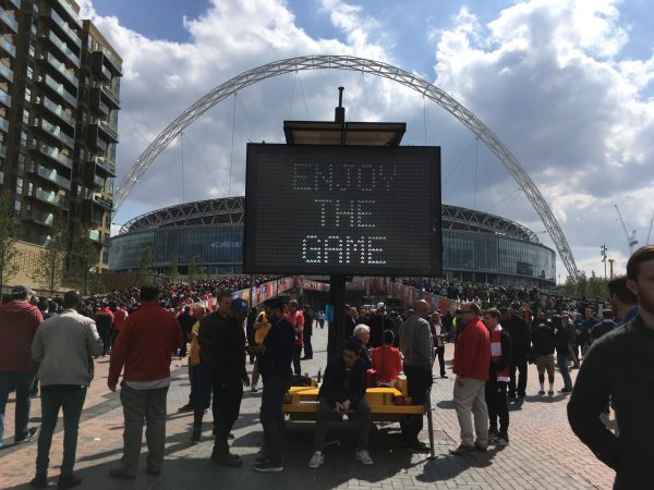 v Man City FAカップ 16-17 ウェンブリースタジアム Wembley Stadium