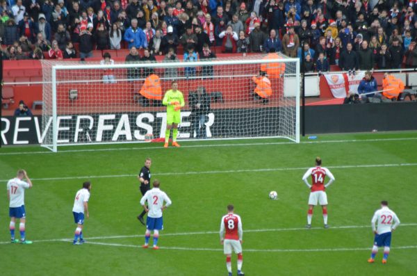 v Stoke city ピエール＝エメリク・オーバメヤン PK ゴール