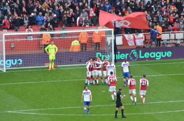 v Stoke city アレクサンドル・ラカゼット PK ゴール