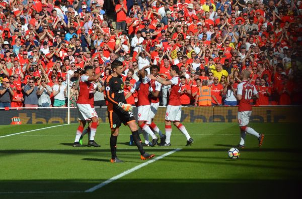 v バーンリー エミレーツ・スタジアム Merci Arsene ゴール