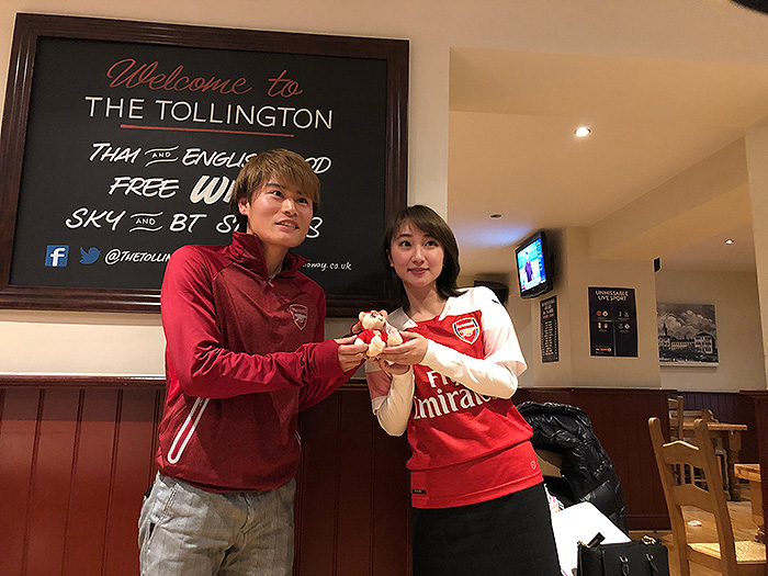 トーリントン パブ Tollington カオリン 笹木香利と行く！アーセナル観戦ツアー 2019 語る会