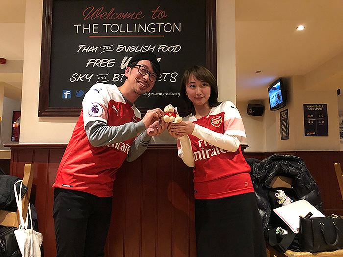 トーリントン パブ Tollington カオリン 笹木香利と行く！アーセナル観戦ツアー 2019 語る会