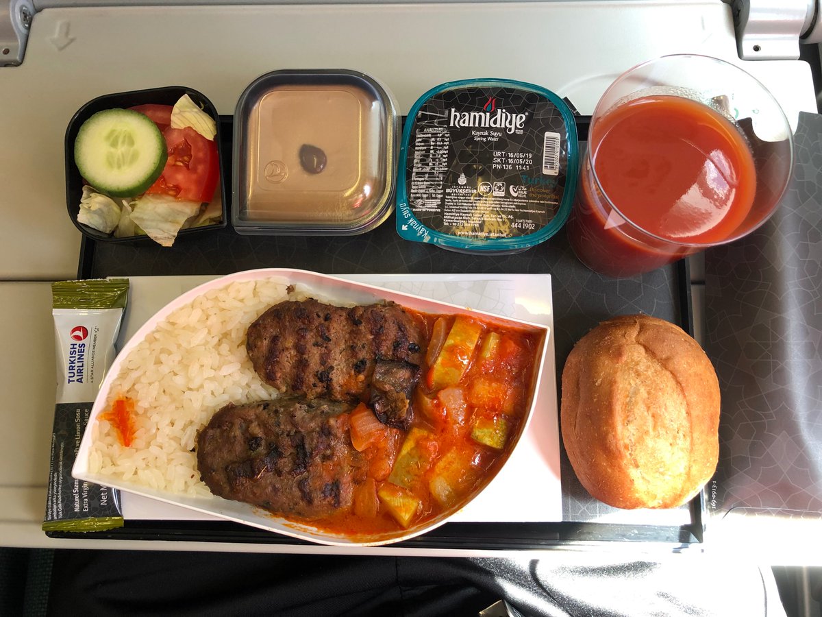 EL トルコ航空 機内食