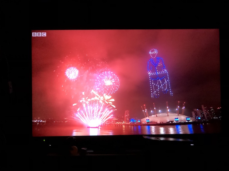 正月 ニューイヤー 花火 ロンドン