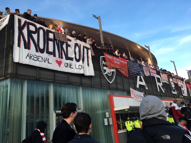 KROENKE OUT Emirates Stadium エミレーツスタジアム