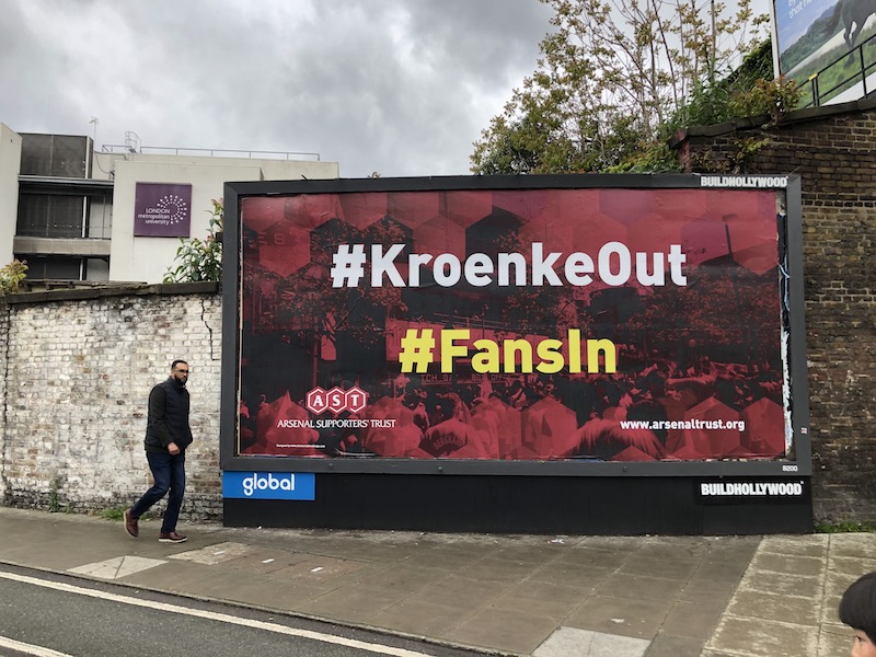 Kroenke Out Fans In AST