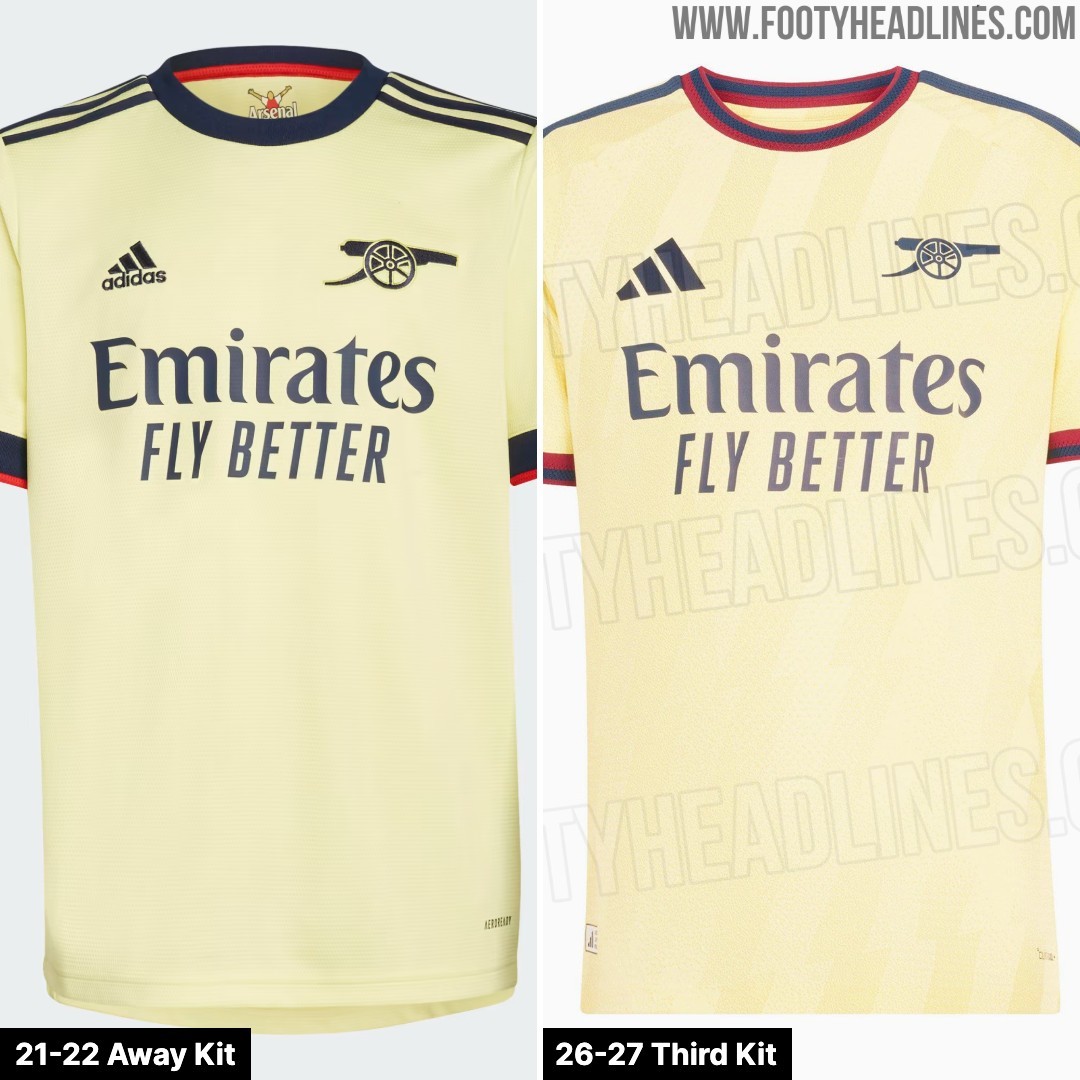 アーセナル アウェイシャツ アウェイキット 26-27 Arsenal Away shirt