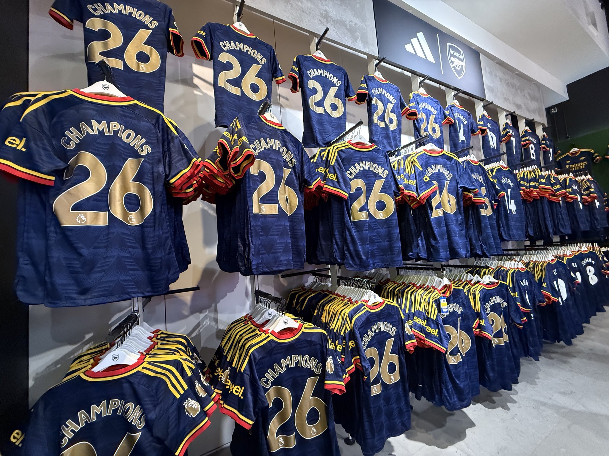 アーモリー アーセナル アウェイシャツ アウェイキット 26-27 Arsenal Away shirt